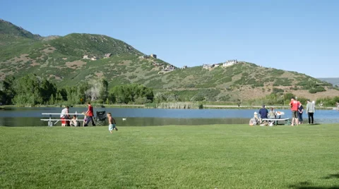 Time Lapse At A Park Stock Footage 39303623