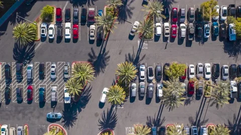 Time lapse parking area Stock Footage 229333012