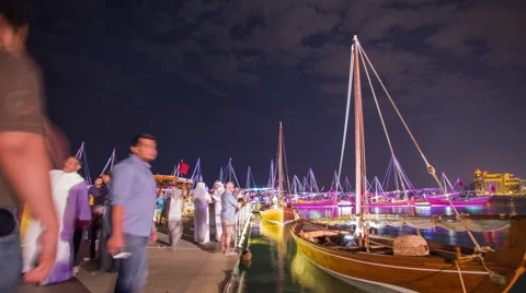 Time-lapse  people moving Stock Footage 57287291
