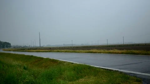 Time Lapse of People running Stock Footage 75097696