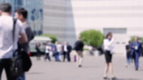 Time lapse of people on the street. Stock Footage 278526468
