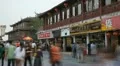 Time Lapse People Walk Tourist Visit Nanjing Shopping Street China Town Old Shop HD Footage