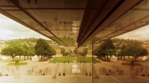 Time lapse people walking. pedestrian commuters persons. city urban Stock Footage 40273908