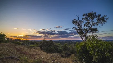 Time lapse in Perth, Western Australia. Day to Night over Perth city Stock Footage 91351600