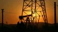 Time Lapse of Petroleum Mining Oil Pump Extract Petrol Production Field Sunset HD Footage