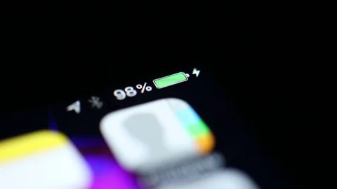 Time Lapse: A Phone Battery Is Charged From Zero to 100% Stock-Footage 83540880