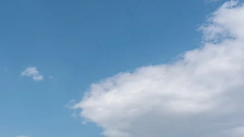 Time lapse photography of clouds flowing Stock Footage 242214759