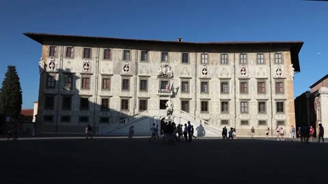 Time Lapse in Piazza dei Cavalieri (Knights' Square), Pisa Video stock 133002676