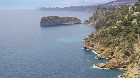 Time-lapse of picturesque seafront Vídeos de archivo 61509645
