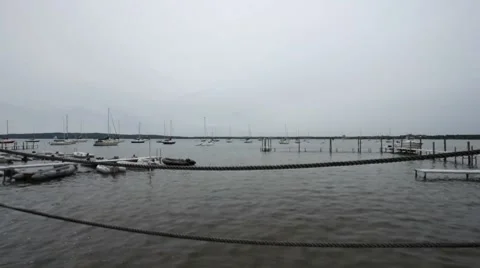 Time lapse of Pier or Dock Video stock 8834658