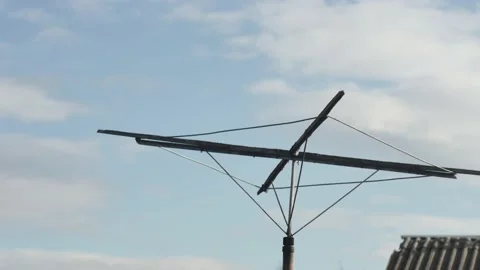 Time lapse of pigeons against the background of moving clouds Vídeos de archivo 228536200