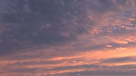 Time Lapse Pink Sky 720 Stock Footage 12023811