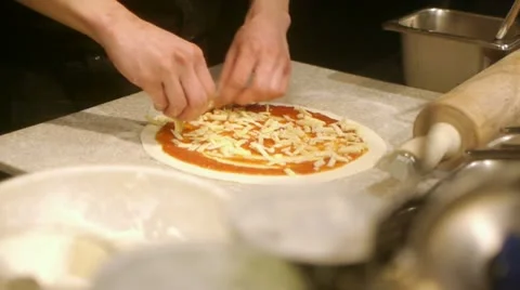 TIME LAPSE - Pizza in 20 seconds ! - HD Stock Footage 15776011