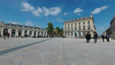 Time Lapse at Place Stanislas in Nancy, France Stock Footage 147959640