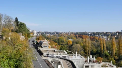 Time lapse in Poitiers. Traffic. Stock Footage 99753597