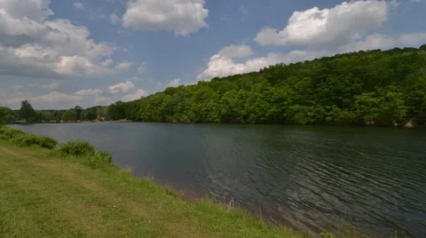 Time Lapse of a Pond in the Summer Stock Footage 58254453