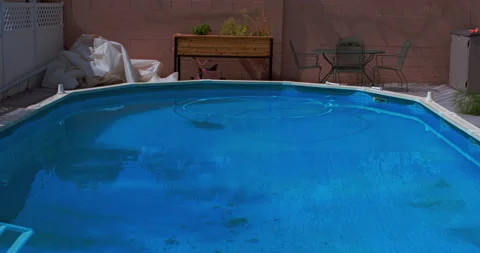 Time Lapse Of Pool Vacuume Stock Footage 230111714