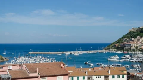 Time Lapse Porto Ercole 2 Stock Footage 40510218