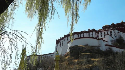 Time lapse of Potala Palace 스톡 동영상 167988104