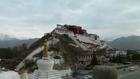 Time lapse of Potala Palace Vidéo 167988987