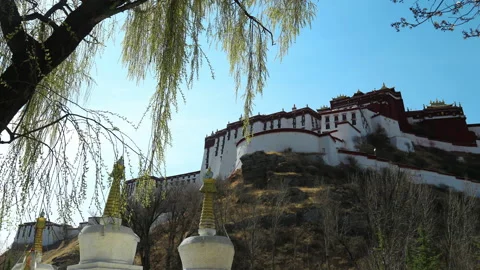 Time lapse of Potala Palace Stock Footage 167991512