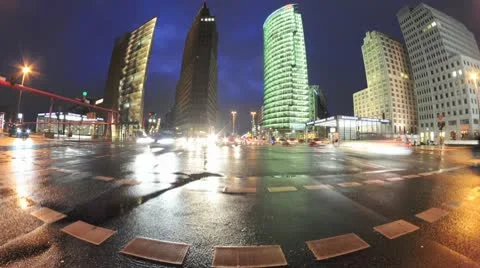 Time lapse Potsdamer Platz Berlin 動画素材 10787129