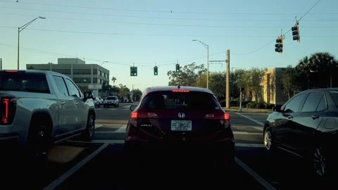 Time Lapse POV Editorial Use Only November 2, 2024. Drive south on 4th street N Stock Footage 290142594