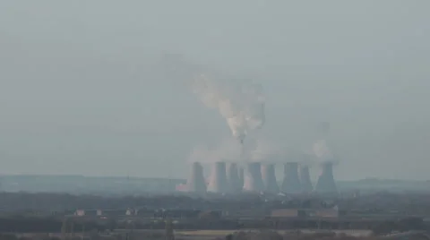 Time Lapse: Power Station 4k Stock Footage 42944679