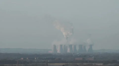 Time Lapse: Power Station HD Stock Footage 42905618