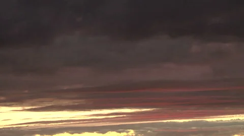 Time Lapse of Pretty Pastel Clouds at Sunrise Stock Footage 54731478