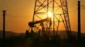 Time Lapse of Pumping Tech Oil Pump Work Fossil Fuel Production Field Sunset HD Footage