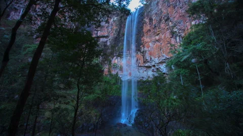 Time Lapse. Purlingbrook Falls, Springbrook, QLD Stock Footage 140607938