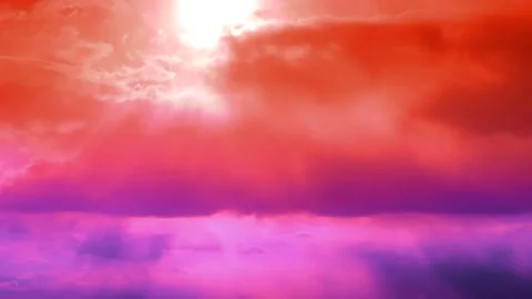 Time lapse of purple cloudy sky at sunrise sky background. Stock Footage 185162751