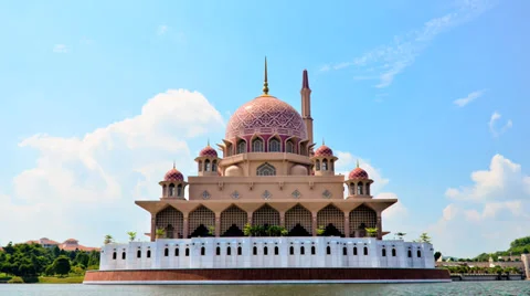 Time Lapse Putra Mosque Stock Footage 32324802