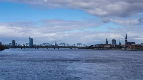 Time lapse rain clouds. Stock Footage 64301213