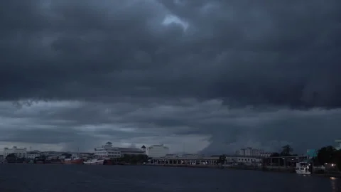 Time Lapse of Rain clouds forming . Stock Footage 245768031