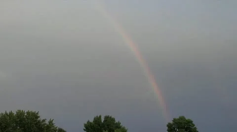 TIme Lapse Rainbow 720 Stock Footage 12024599