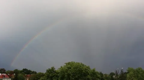 Time lapse rainbow disappears Stock Footage 56513903