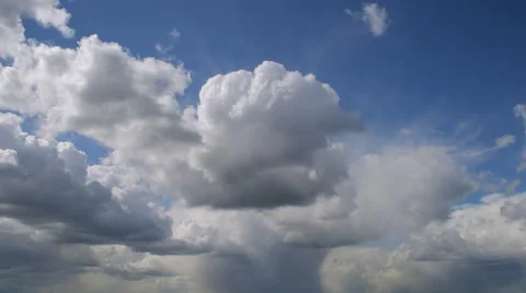 Time lapse. Rainy clouds moving on camera. Stock Footage 49173501