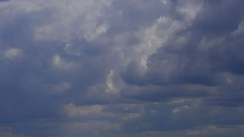 Time lapse rainy clouds storm sky Stock Footage 232286143