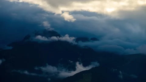 Time-lapse of the RanggerKöpfl 動画素材 164303643