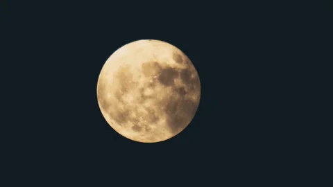 Time Lapse of the real Full Moon Stock Footage 93704084