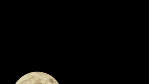Time Lapse of the real Full Moon Stock Footage 93704190