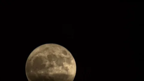 Time Lapse of the real Full Moon Stock Footage 93705782