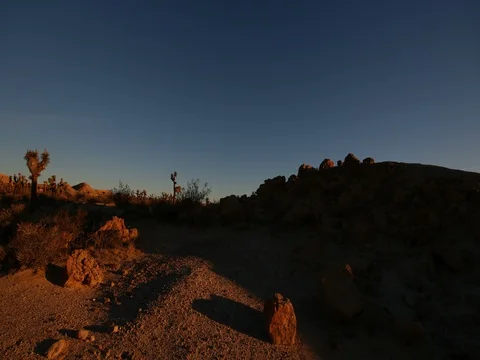 Time-lapse Red Rock Canyon State Park sunrise, California Stock Footage 70839839