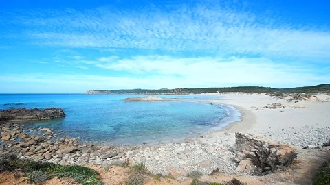 Time lapse Rena Majore beach Stock Footage 103616559