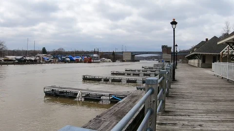 Time Lapse of a River Stock Footage