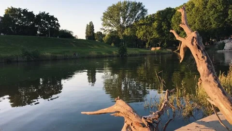 Time Lapse of a river Stock Footage 133535563