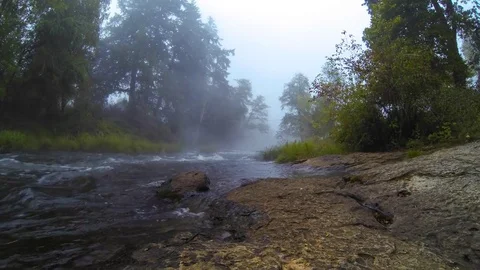 Time lapse river front Stock Footage 80983828