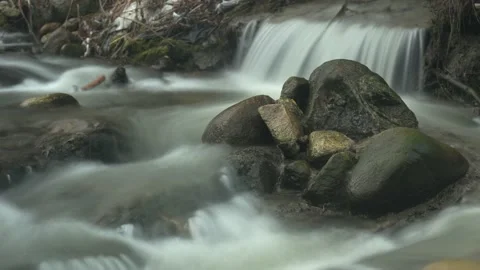Time lapse of river in Pirin mountain, Bulgaria. Stock Footage 188118955